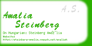 amalia steinberg business card
